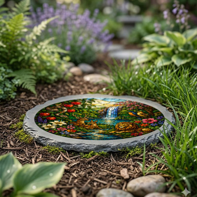 STAIN GL GARDEN OF EDEN STONE GRAY