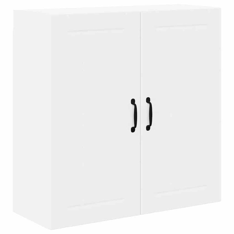 Vidaxl Kitchen Cabinet Grey Sonoma 80 X 31 X 80 Cm Engineered Wood, 80cm H x 80cm W x 31cm D, White