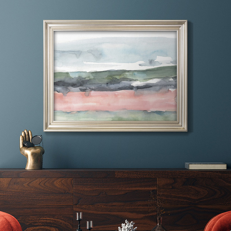 «Blush Salt Bed I Blush Salt Bed», reproduction sur toile encadrée, L 41 po x H 29 po