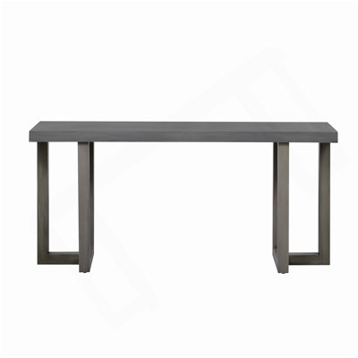 Geometric Design Console Table With Solid Pine Legs,Suitable For Entryway, Hallway, Living Room, Bedroom