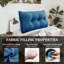 Sit-up Back Comfort Button Tufted Decorative Headboard Back Support Throw Pillow, Accent Body Pillow for Side Sleepers-1458572198-1458572218