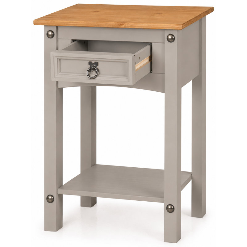 Gouglersville 53 cm W Solid Wood Top Console Table