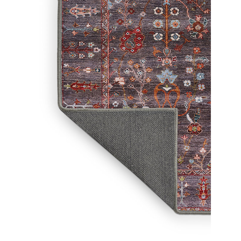 Tapis brun à motif oriental, Rectangle 3 pi x 5 pi