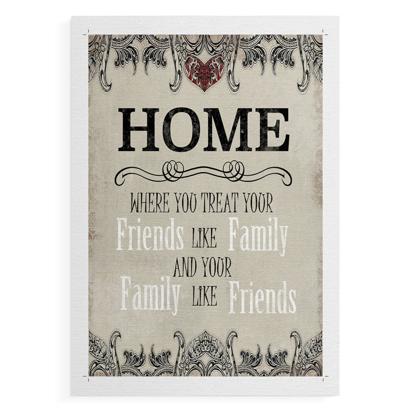 Home - Impression sur toile seulement - NON-CADRE