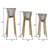 Aberdeen Modern Metal Indoor Farmhouse Pot Planter Set