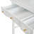 Compact Makeup Vanity Table With Reversible Mirror, Dressing Table Set With Stool, Space-Saving Beauty Station For Small Places, White