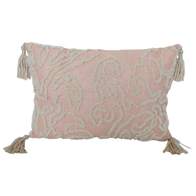  Damask Cotton Lumbar Pillow Insert