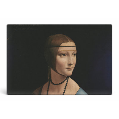 «Lady with an Ermine» (vers 1489 à 1490) - Art mural sur toile paysage