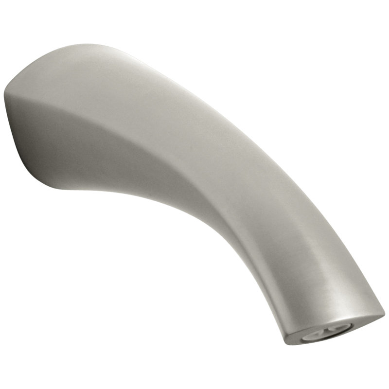 Alteo Wall-Mount Non-Diverter Bath Spout, Vibrant Brushed Nickel