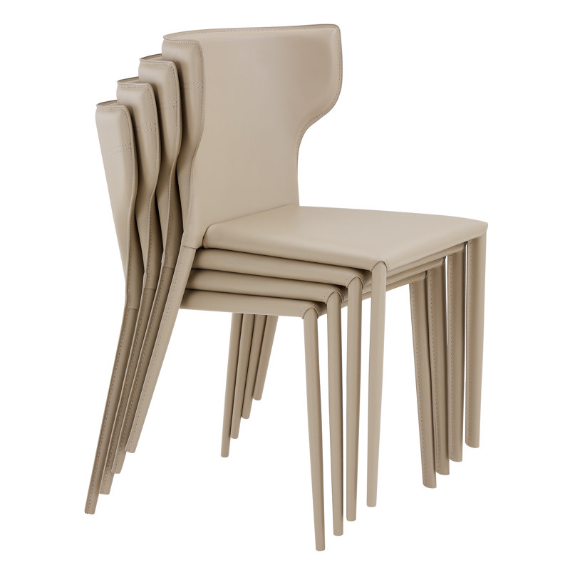 Chaise empilable Divinia, Taupe