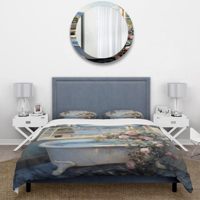 Ensemble de housse de couette en microfibre / polyester French Bathroom Bedding