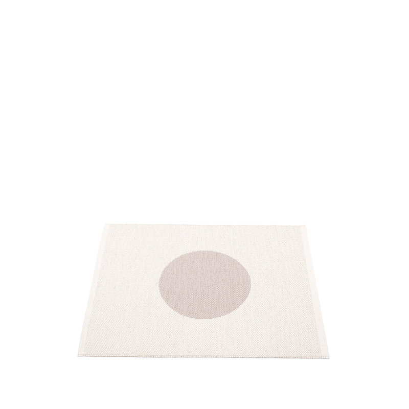 Vera Polka Dots Area Rug in Beige/Off-White, Rectangle 2'3" x 3'