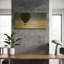 « Rising » de Don Schwartz, tableau mural en métal doré, 61 x 30,5 cm-1096021625