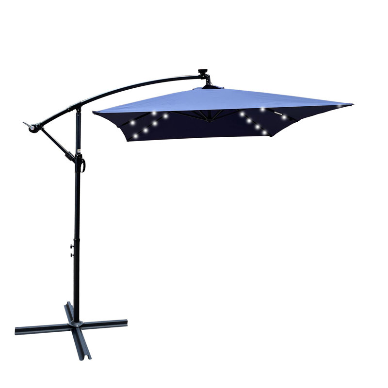 Parasol lumineux à énergie solaire à DEL, Marine