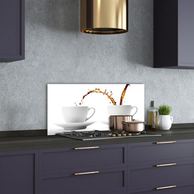 Lipcombe 50cm W x 100cm L Glass Peel and Stick Panel