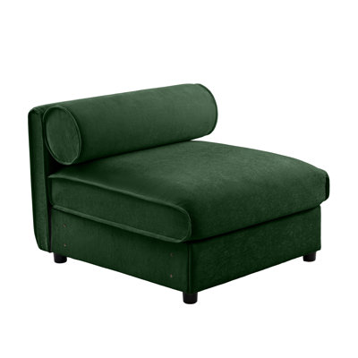 24Armless Sofa -Green