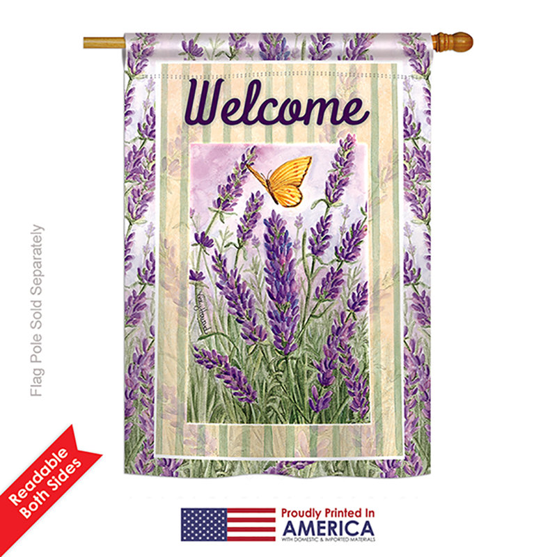 Drapeau de maison 40 x 28 po Genivee