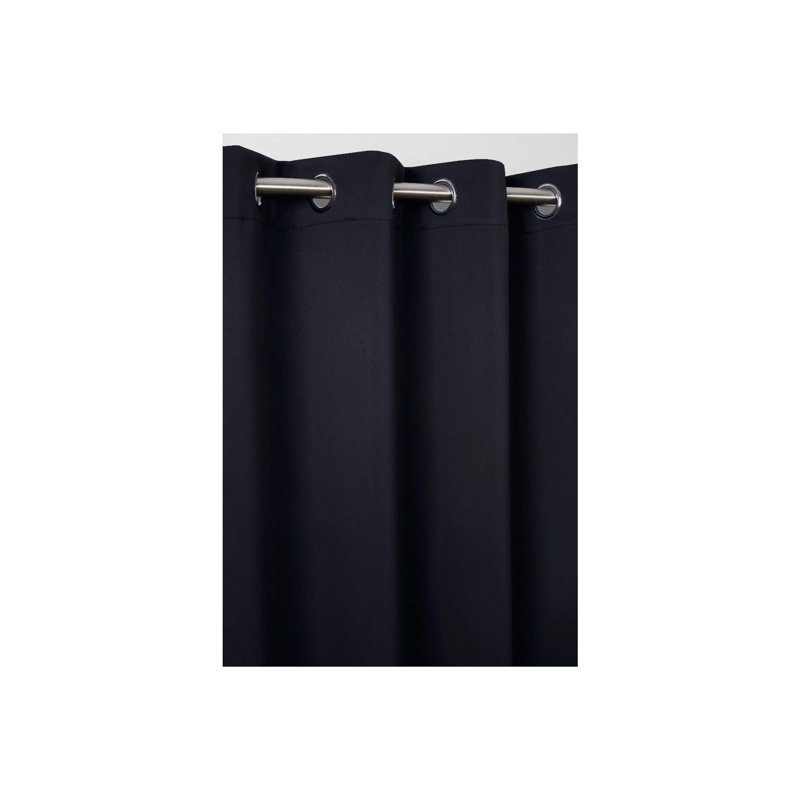 Averii Blackout Sliding Panel Pair, Black, 117 W x 137 D cm