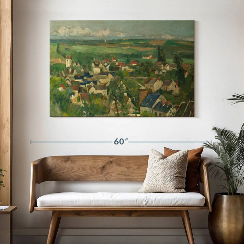 Alvord Auvers Panoramic View, 32" H x 48" W