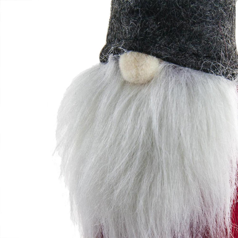 Ensemble de 3 décorations de gnome en tissu - H 2,2 x 2,2 x 7 po - multicolore