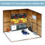 Remise à outils combinée 6 * 8 pi en fer et en bois - un mélange parfait de nature et de fonctionnalité