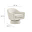 Chaise pivotante en tissu Astral Boucle par Modway-88314058