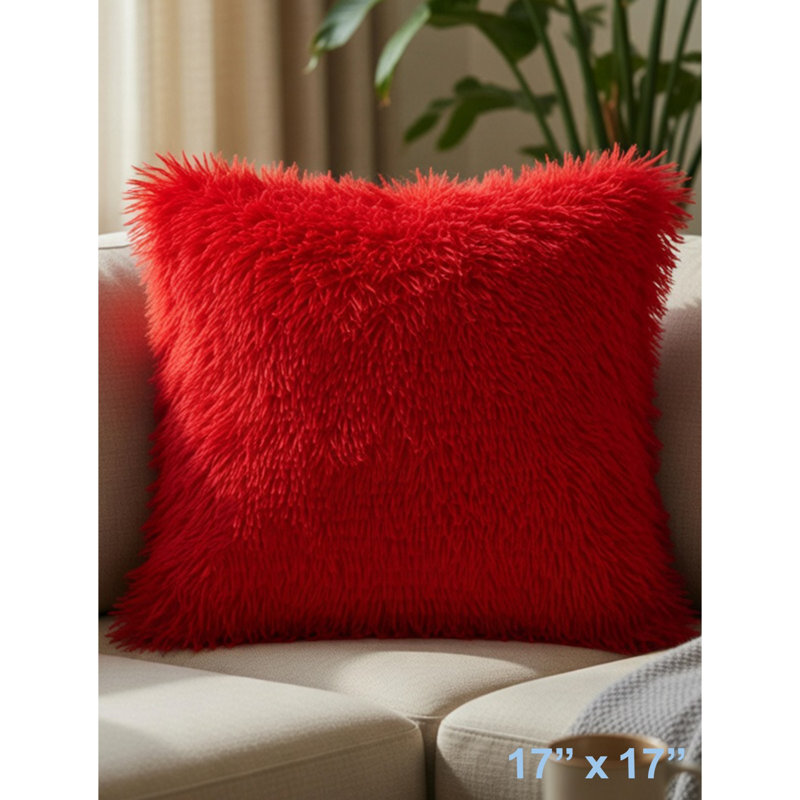 Premium Red Plush Pillow