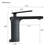 Single Hole Bathroom Faucet In Matte Black