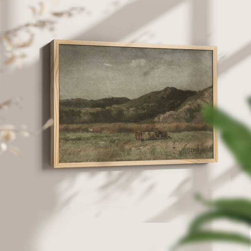 Paysages rétro-DCCXIX - reproduction encadrée, H 8 po x l 10 po, Naturel