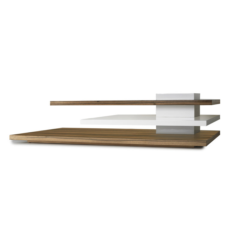 Planar Cocktail Table, Dao/White Lacquer