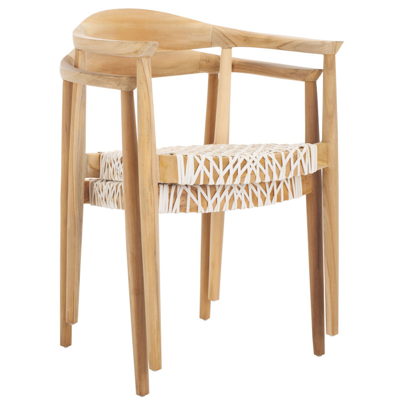 Samire Stacking Dining Chair, Natural