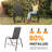 Outdoor Stackable Dining Chairs(Set Of 2)-1955774478