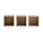 Vitruvia 3 Piece Square Floating Shelf