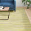 Tapis d'intérieur rayé jaune Garbielle Performance-23587035