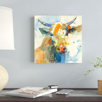 " Happy Cows I " by Albena Hristova Painting Print