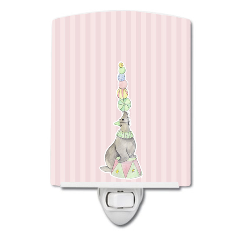 Circus Seal Ceramic Night Light