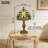 14.7"h Tiffany Style Baroque Table Lamp With Bulb