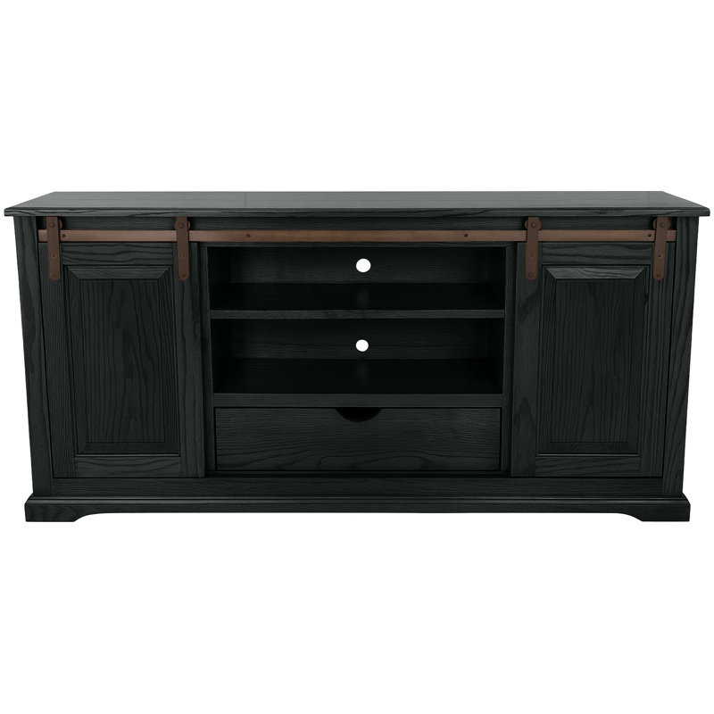 Meuble télé 60 po, H 32 po x L 18 po x l 60 po, Noir