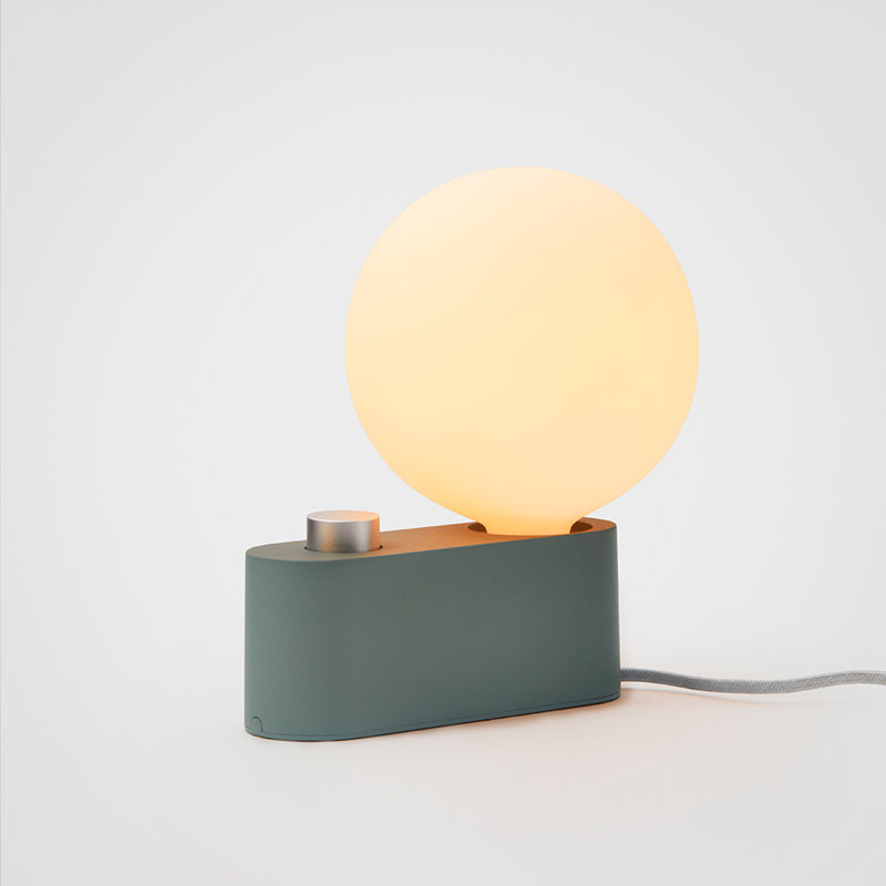 Sphere IV Table Lamp, Sage Green