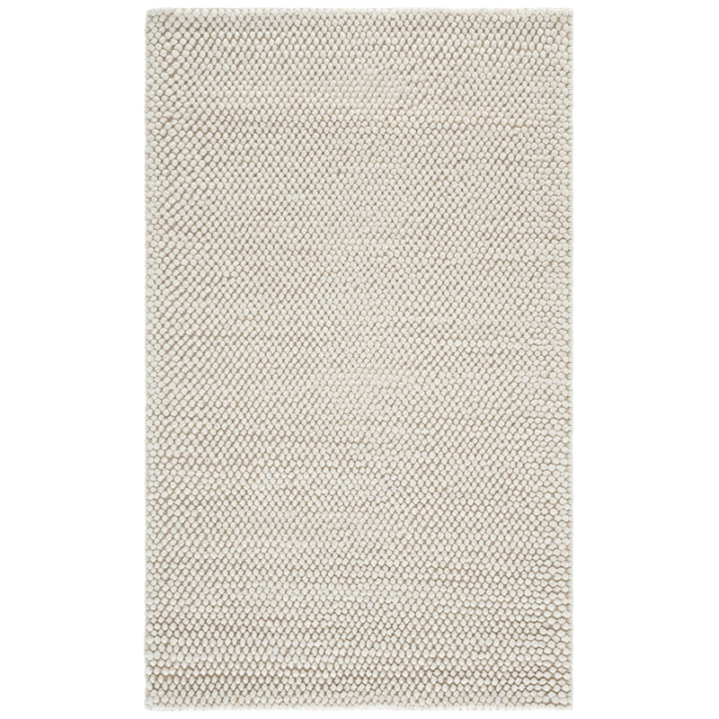 Teahna Hand Woven Cotton and Polyester Color Rug , Rectangle 3' x 5'
