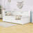2 Drawers Upholstered Twin Platform Bed with LED Lighting and USB Ports-1430872927