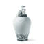 White/Silver Luster 11.81'' Porcelain Jar