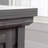 File Credenza With Adjustable Shelf, Brown Finish