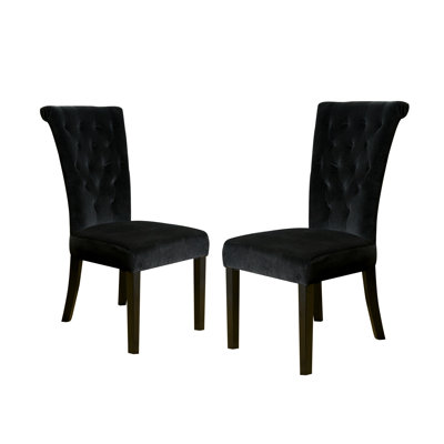 Flared Black Velvet Bench Seating - Ideal For Large Dining Tables File Cabinets Organized Office