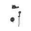 Système de douche combinée avec pomme de douche pluviale 12 po Olimpia avec douchette multifonction et valve de mélange à pression équilibrée-105318649