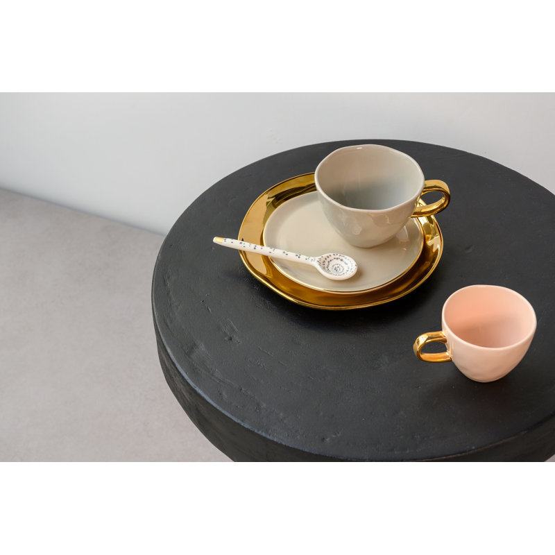 Good Morning Cup espresso gris matin, Vieux rose
