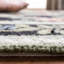 Tapis floral en laine crocheté à la main Beyda-743399189