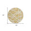 Tapis rond 8 po