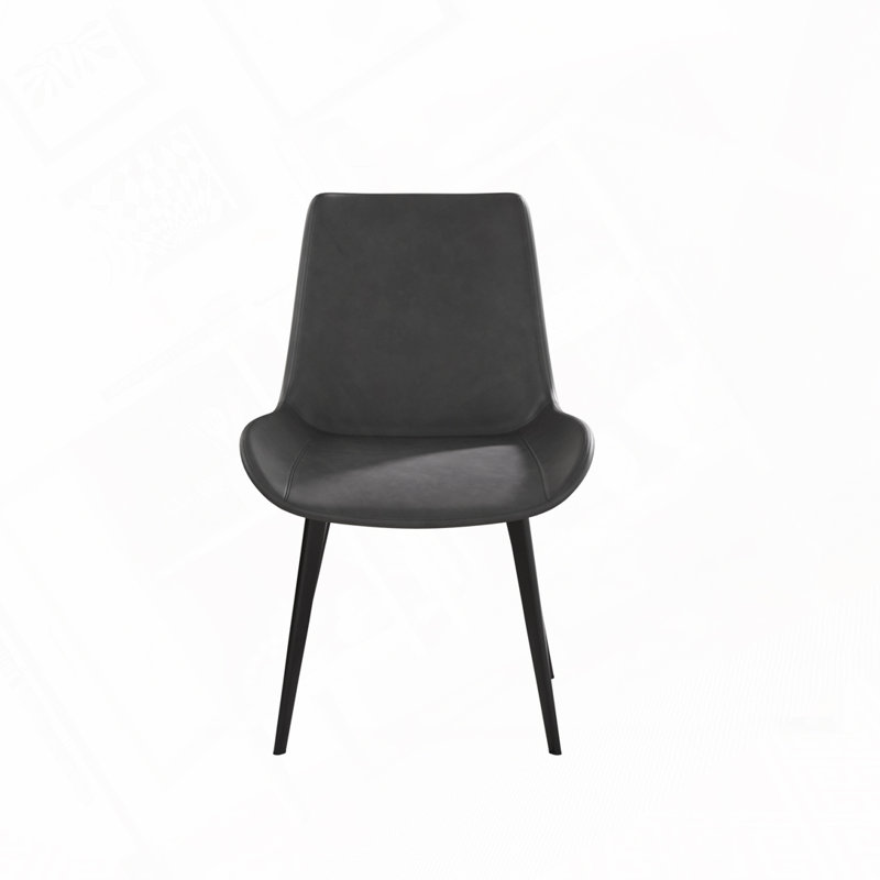 Chaise rembourrée en polyuréthane, Black