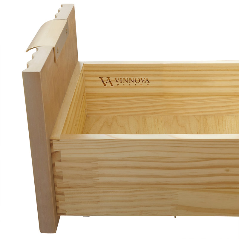 Armoire à linge sur pied Adela, Brun